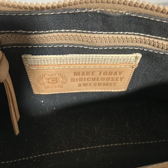 Consuela Tan and Black Leopard Shoulder Bag - Picture 5 of 7